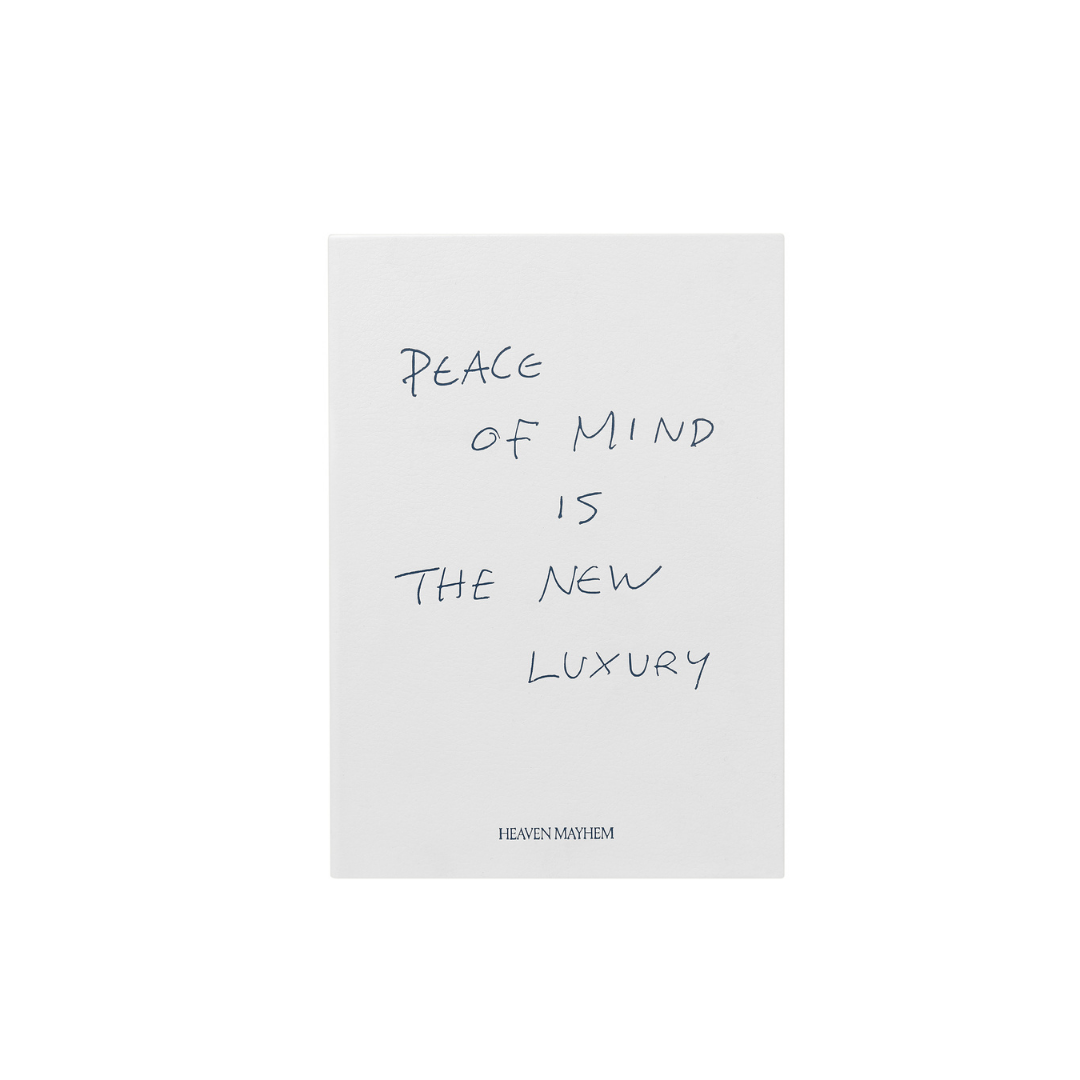 Peace Of Mind Journal | White