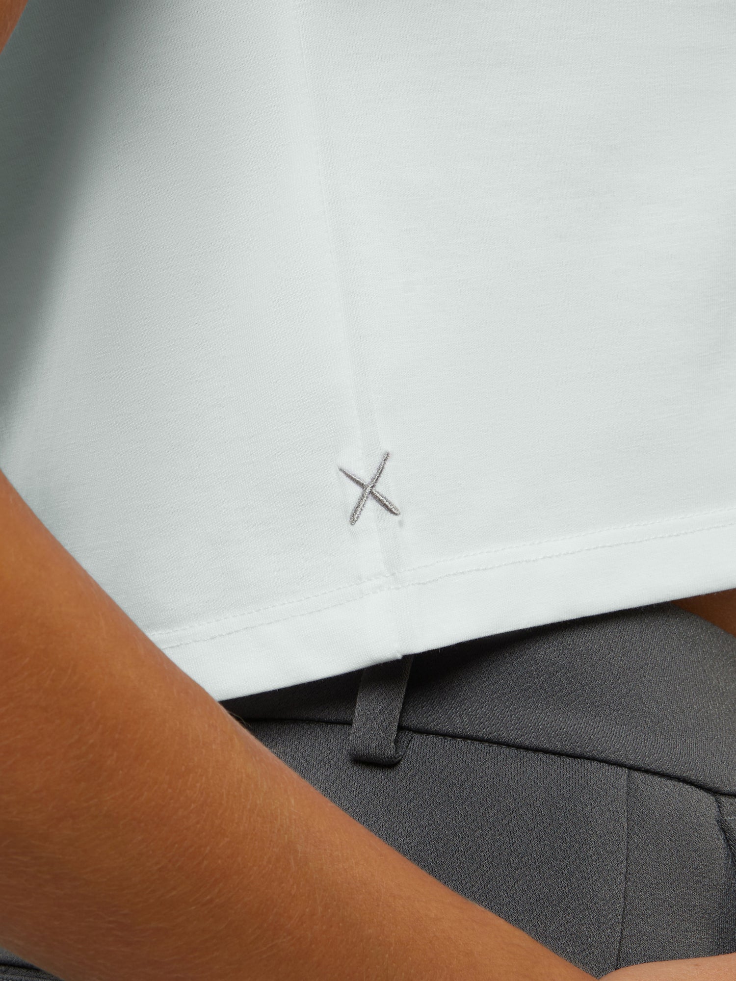 Womens | Almost Friday Tee Cropped | Ice