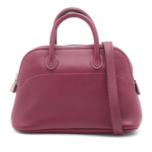 Hermes | Pre-Owned Micro Mini Evercolor Bolide 1923 | Purple/Magenta