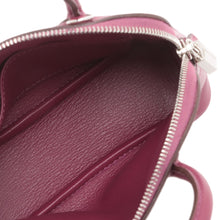 Hermes | Pre-Owned Micro Mini Evercolor Bolide 1923 | Purple/Magenta