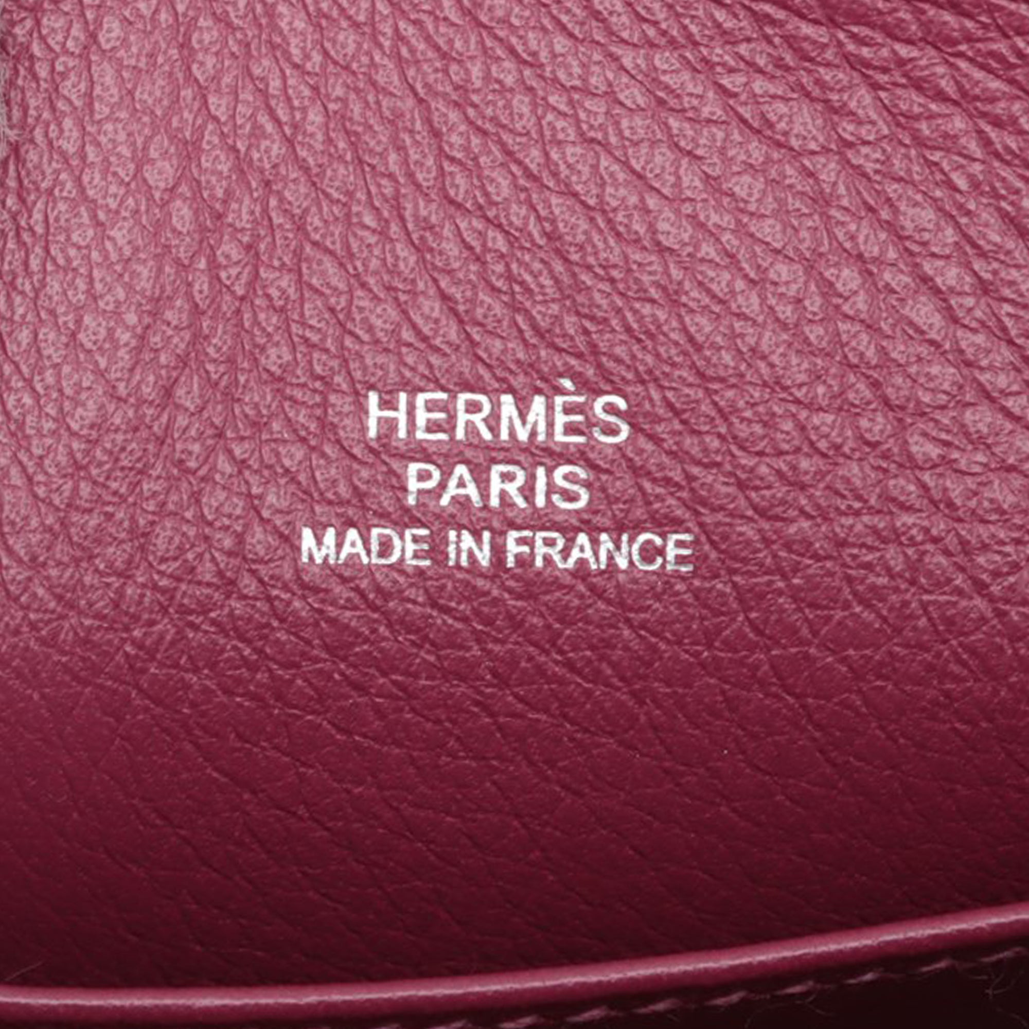 Hermes | Pre-Owned Micro Mini Evercolor Bolide 1923 | Purple/Magenta