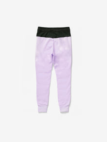 Woman HYBRID DOWN JOGGER - Lavender - flat lay - back