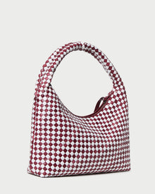 Color: Maroon/White
