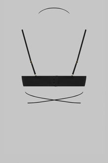Balconette bra - French Kiss | Black