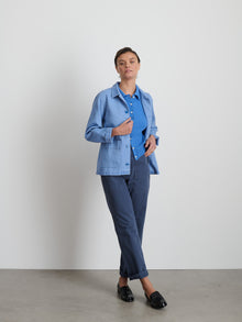 Women | Britt Work Jacket | Recycled Denim Coastal