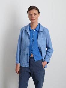 Women | Britt Work Jacket | Recycled Denim Coastal