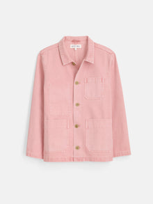 Women | Britt Work Jacket | Recycled Denim Blush Pink