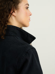 Women | Britt Work Jacket | Recycled Denim Washed Black