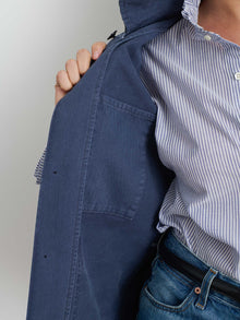 Women | Britt Work Jacket | Herringbone Slate Blue