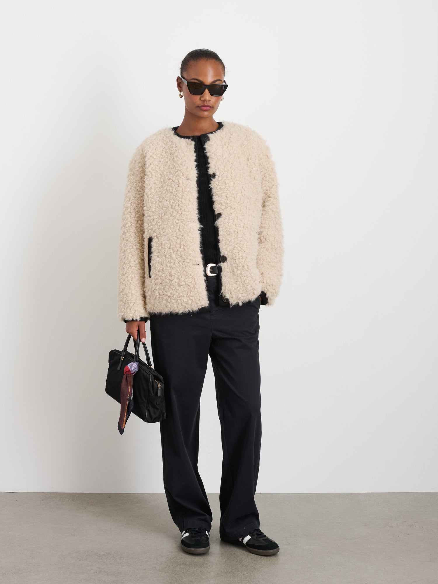 Women | Reversible Polar Bear Jacket | Black