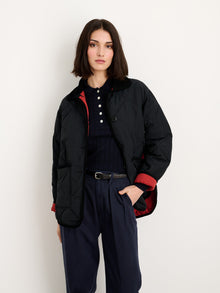 Women | Keaton Double Pleat Pant | Twill Dark Navy