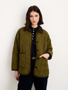 Women | Quinn Quilted Jacket | Military Green