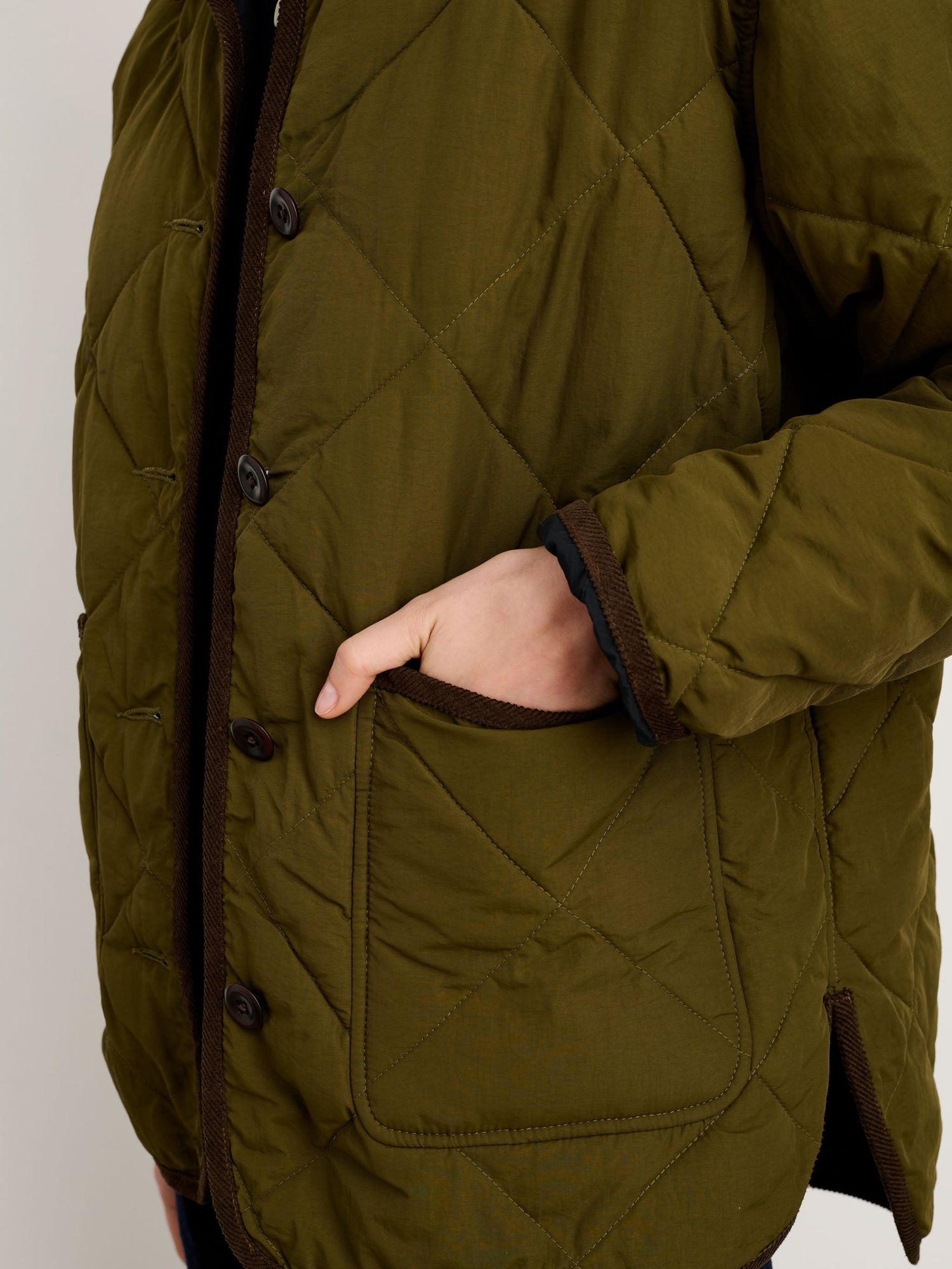 Women | Quinn Quilted Jacket | Military Green