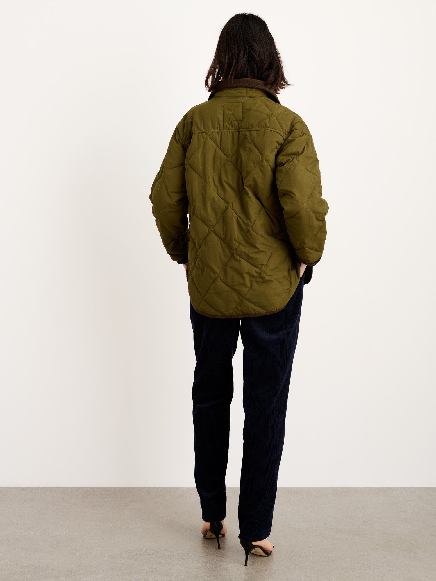 Women | Quinn Quilted Jacket | Military Green