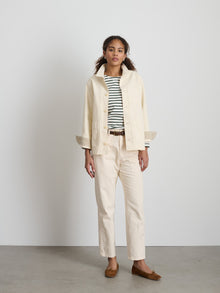 Women | Britt Work Jacket | Herringbone Ecru