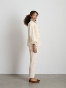 Women | Britt Work Jacket | Herringbone Ecru