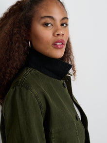 Women | Britt Work Jacket | Herringbone Military Olive