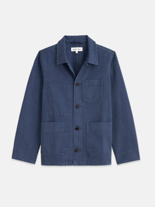 Women | Britt Work Jacket | Herringbone Slate Blue