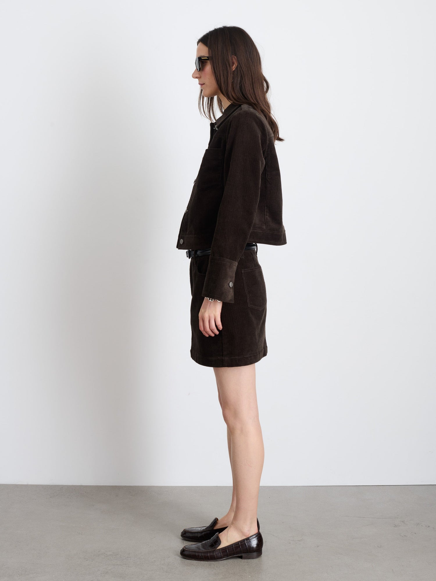Women | Camden Skirt | Corduroy Chocolate