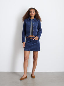 Women | Camden Jacket | Corduroy Dusty Blue