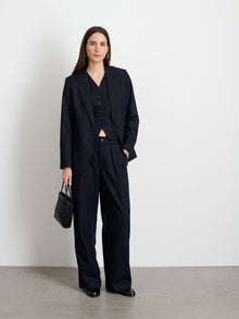 Women | Soho Blazer | Wool Dark Navy