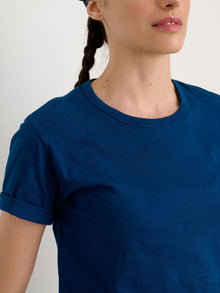 Women | Indigo Dyed Frank Tee | 40s Jersey Indigo