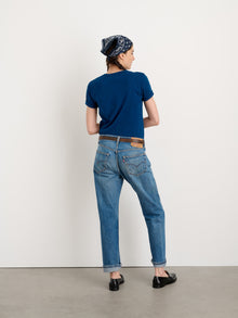 Women | Indigo Dyed Frank Tee | 40s Jersey Indigo