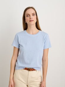 Women | Scout Crewneck Tee | Vintage Wash Calm Blue