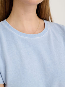 Women | Scout Crewneck Tee | Vintage Wash Calm Blue