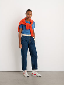 Women | Scout Crewneck Tee | Vintage Wash Cobalt