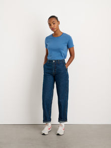 Women | Scout Crewneck Tee | Vintage Wash Cobalt