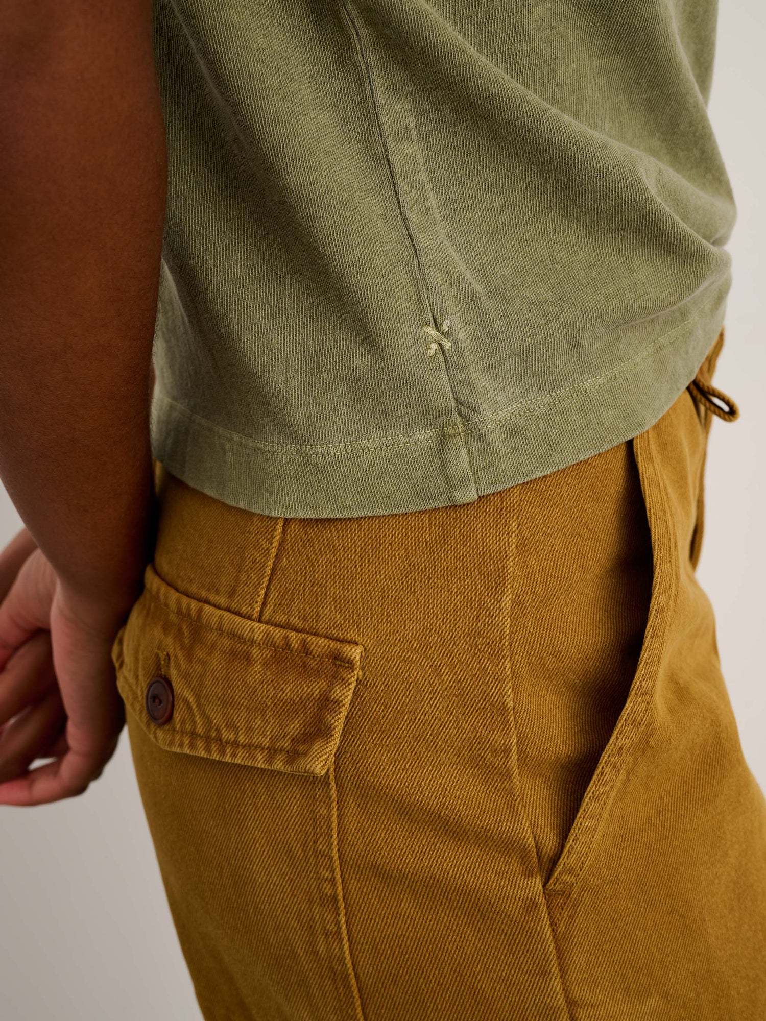 Women | The Phoebe Pant | Recycled Denim Golden Khaki