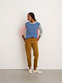 Women | Thompson Straight Leg Jean | Recycled Denim Golden Khaki
