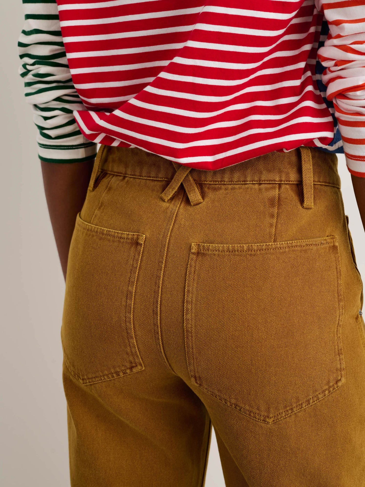 Women | Thompson Straight Leg Jean | Recycled Denim Golden Khaki