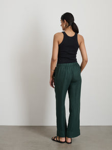 Women | Riley Pant | Linen Pine Grove