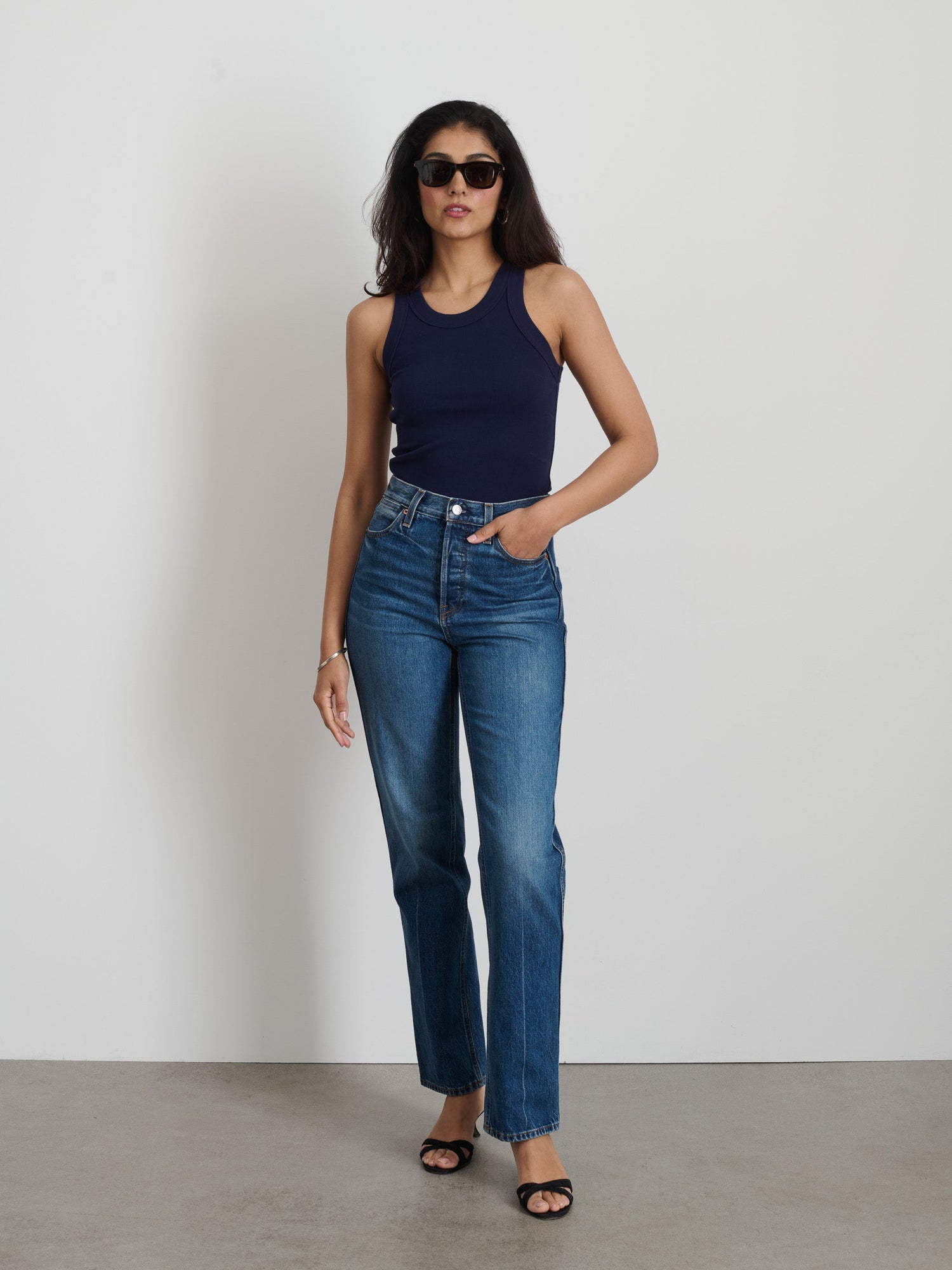 Women | Everyday Rib Tank | Dark Navy