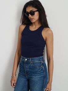 Women | Everyday Rib Tank | Dark Navy