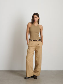 Women | Everyday Rib Tank | Vintage Khaki
