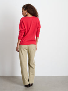 Women | Frankie Sweatshirt | Vintage Wash Cardinal