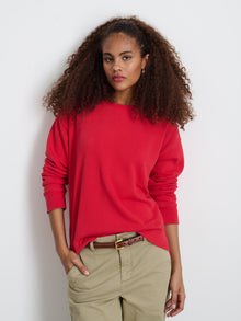 Women | Frankie Sweatshirt | Vintage Wash Cardinal