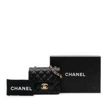 Chanel | Pre-Owned Micro Quilted Lambskin Single Flap | Black