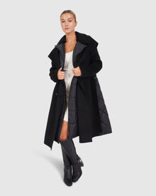 Walk Me Home Convertible Coat | Women | Black