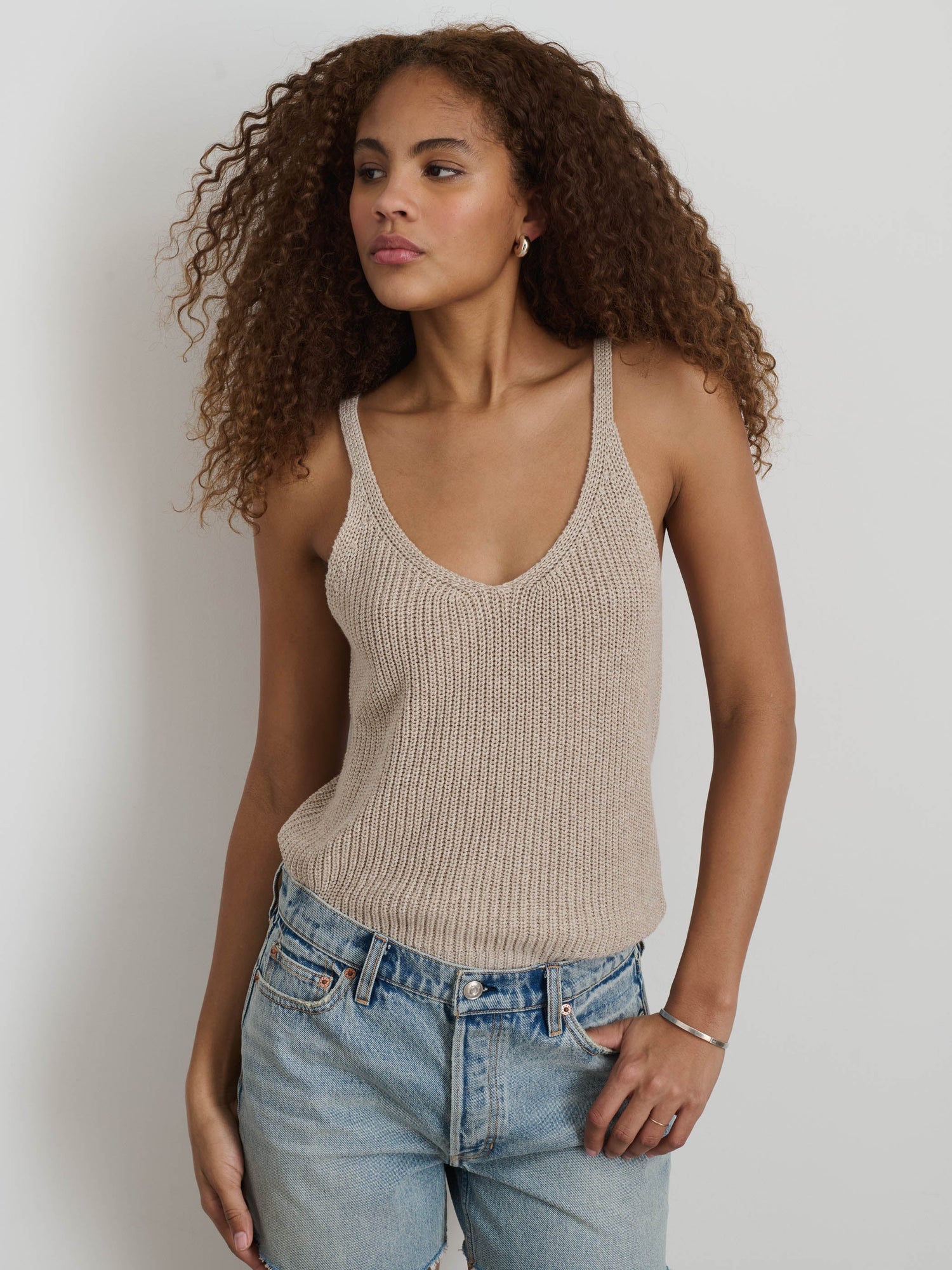 Women | Billie Sweater Tank | Oatmeal