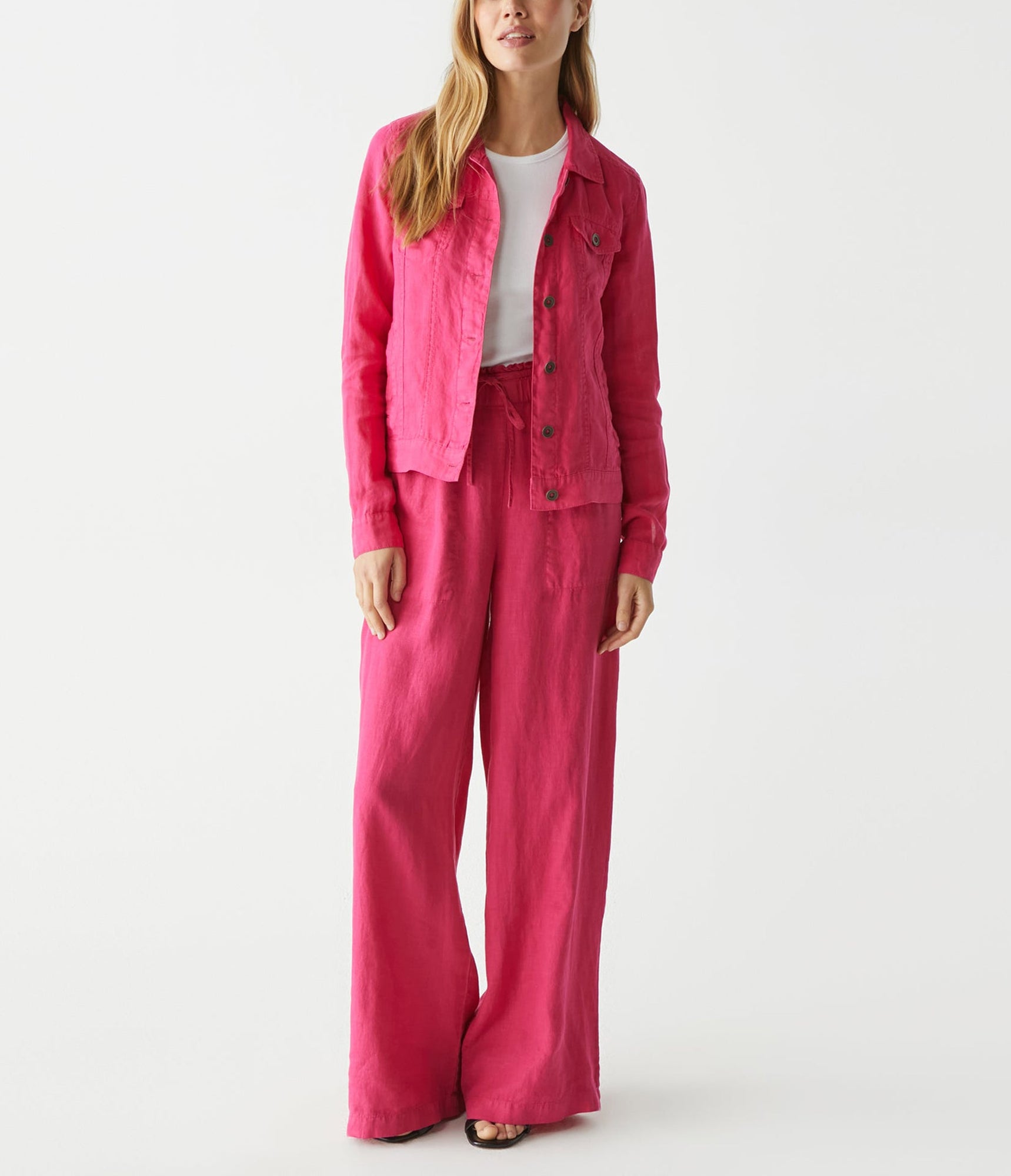 Jules Linen Pant | Dark Voltage