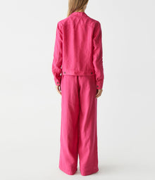 Jules Linen Pant | Dark Voltage