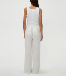 Jules Linen Pant | White