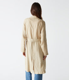Belinda Linen Coat | Natural