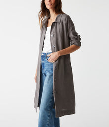Belinda Linen Coat | Oxide
