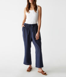 Nolan Pull On Linen Pant | Nocturnal