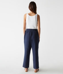 Nolan Pull On Linen Pant | Nocturnal